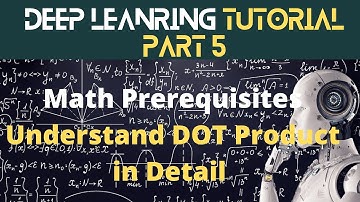 Part 5 -  Math Prerequisites for deep learning - DOT Product