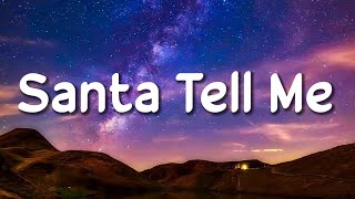 Ariana Grande - Santa Tell Me (Lyrics)| Speed Up Version