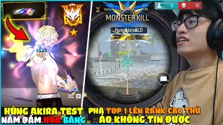 HÙNG AKIRA TEST NẮM ĐẤM HỎA BĂNG VÀ PHA BẮN AWM CLEAR MAP ẢO MA LẤY TOP 1 13 KILL LÊN RANK CAO THỦ