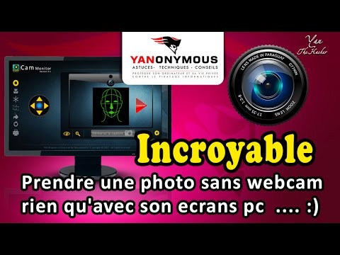 Vidéo: Comment Prendre Une Photo Avec Une Webcam