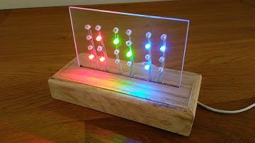 DIY WiFi binary clock with ESP12