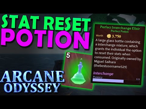 Arcane Odyssey - How To Make Stat Reset Potion Guide