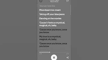 Thumbnail of Mystical magical Benson Boone lyrics #spotify #lyrics
