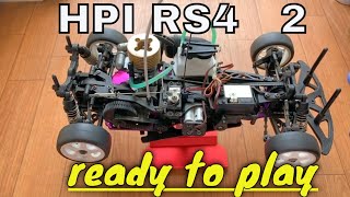 Hpi RS4 2 with engine locked ( last part )