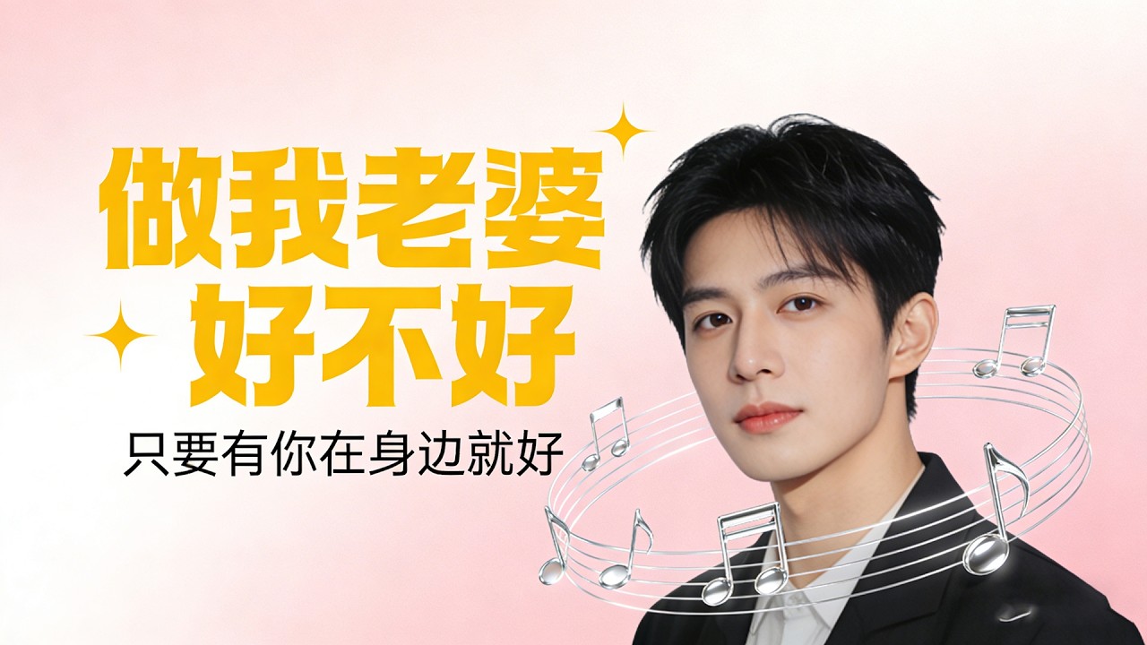 《做我老婆好不好》——中文原创歌曲MV，唯美浪漫旋律，陪你走过每分每秒，直到时光尽头不离不弃