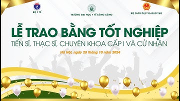 🔴LIVESTREAM LỄ TRAO BẰNG TỐT NGHIỆP TIẾN SĨ, THẠC SĨ, CHUYÊN KHOA CẤP I  VÀ CỬ NHÂN NĂM 2024🔴