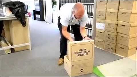 How to Assemble an Archive Box in 20 Seconds