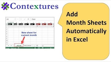 Add Month Sheets Automatically in Excel With This Macro