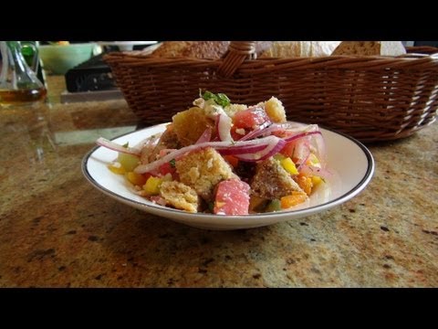 Making Unique Salads with Marc: Part 1 - Panzanella with Watermelon