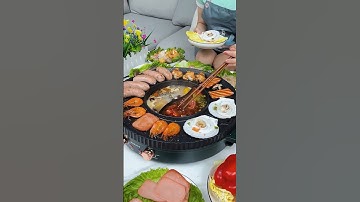 Bếp lẩu nướng 2 trong 1 #giadungtienich