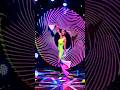 A Woman Performs with Vivid Laser Fan at AGT #americagottalent #magic #agt #talent #shorts #miracle