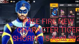 Free Fire New Character Tiger Shorff Free Name A Flying Jatt