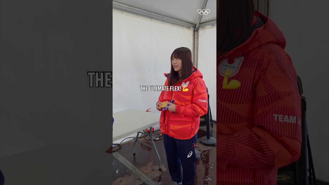 When security asks you to remove all metal items and you&rsquo;re an Olympic champion.😅#MilanoCortina2026