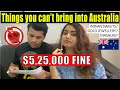 Things you can’t bring to Australia |  Australian border security |  Declare at customs