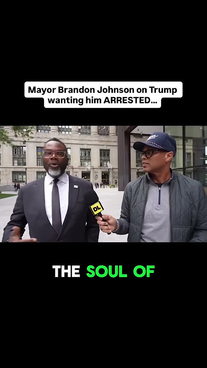 Chicago Mayor Brandon Johnson tells it EXACTLY like it is.