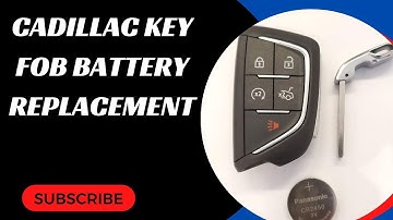 Cadillac Key Fob Battery Replacement (2020 CT4, 2020 CT5 & More)