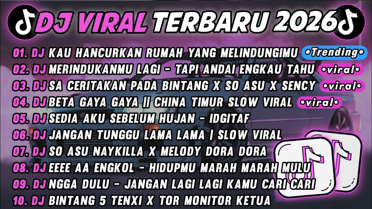 DJ TIKTOK TERBARU 2025🎵DJ KAU HANCURKAN RUMAH YANG MELINDUNGIMU🎵DJ MERINDUKANMU LAGI || FULL ALBUM 