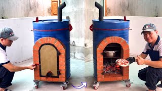 Extremely efficient homemade multi-function oven that is cheap and beautiful