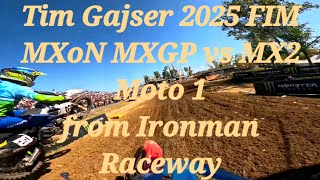 Rsf Block Tim Gajser 2025 Fim Mxon Mxgp Vs Mx2 Moto 1From Ironman Raceway