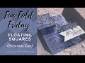 This floating squares pop up card is so easy to make