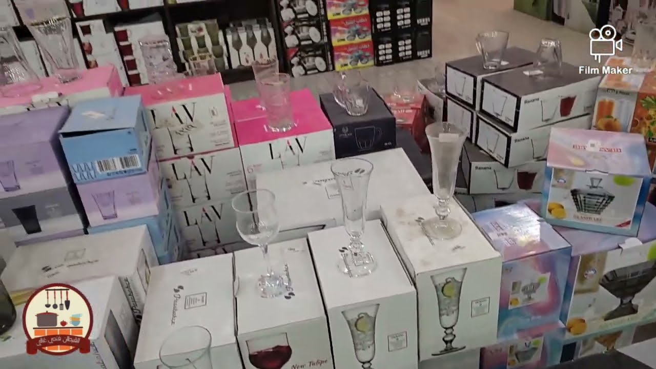 اشكال كتير من الزجاج التركي 🇹🇷 ماركة باشاباتشي 💚 كاس_شوب_استكانة_كوباية🥰 #مول_القبطان 🤍