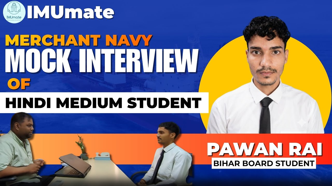 Имитация собеседования со студентом, обучающимся на хинди | Собеседование в торговый флот