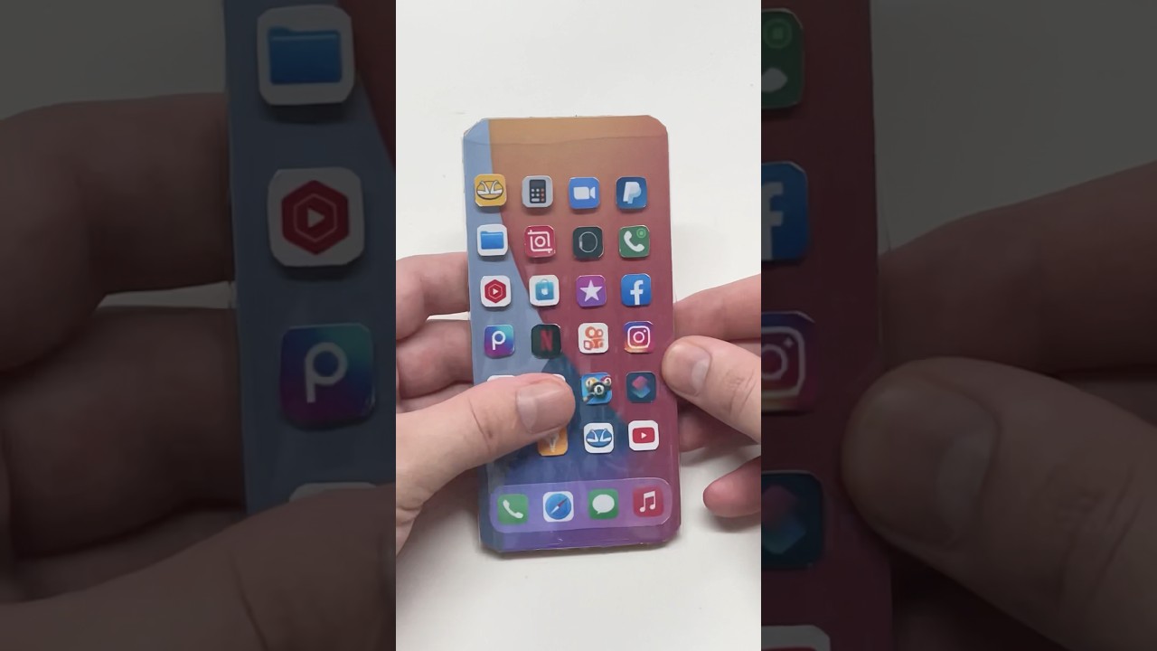 Celular de papelão que funciona 