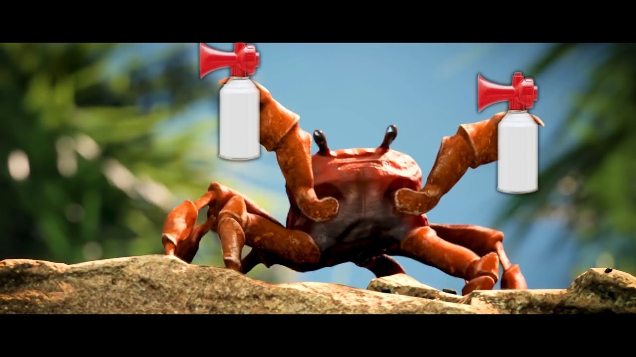 Crab Raveair horn remix YouTube