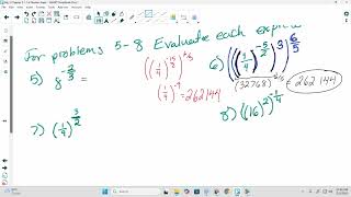 Algebra 2 Chapter 5 Review (1)