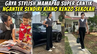 BAK LAGI CATWALK..KERENNYA GAYA MAMAPAU NYETIR SENDIRI KIANO KENZO KE SEKOLAH