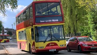 HOOVER + CANING | PN52 XBP | Volvo B7TL (East Lancs Vyking) | Redline | Sch Service