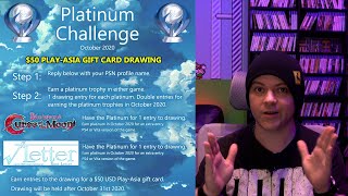 Platinum Trophy Challenge for October 2020 - $50 prize screenshot 1