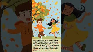Sonbahar Rüzgarıyla Dans Eden Renkli Yapraklar Hikayesi