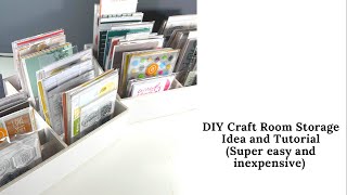 Craft Room Organisation | DIY Storage | Storage Hack | ScrappyNerdUK