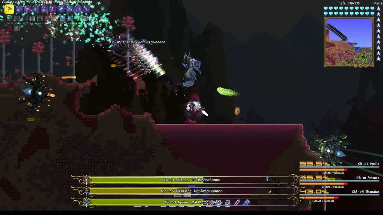 Triactis' True Paladinian MageHammer of Might VS Draedon (God Mode