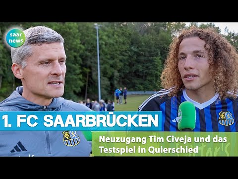 FCS Neuzugang Tim Civeja und das Testspiel in Quierschied