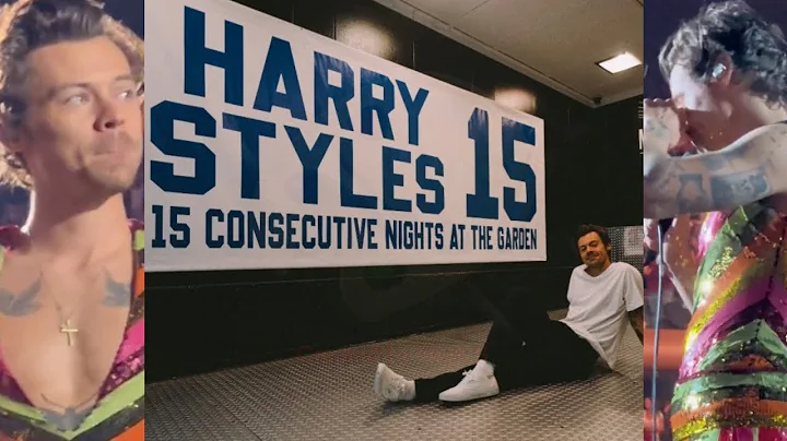Harry Styles In Tears After Surprise MSG Banner Un...