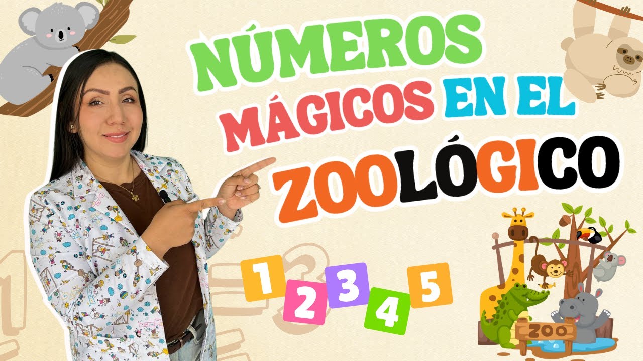 Aprende los Números del 1 al 10 con Animales del Zoológico 🦁🐵 | Canciones y Juegos para Niños