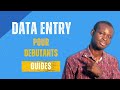 La saisie de donnée | Data entry| Se lancer en Freelance sans expérience