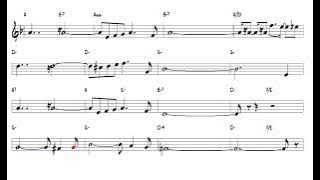 Angustia  Bienvenido Granda  Bolero Bb Trumpet or Tenor Sax Play Along