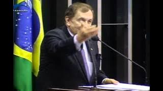 Sen. Mão Santa, PSC/PI, inicia seu discurso de despedida do mandato de senador pelo Piauí