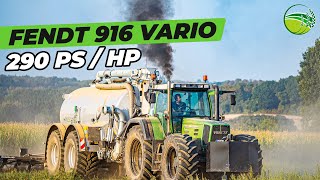 Fendt 916 Vario M. 290 Ps Gülleeinarbeitung M. Kumm Technik Ktr Güllefass