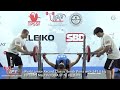 World Junior Record Classic Bench Press with 145.5 kg by Laura Mautalen FRA in 76 kg class