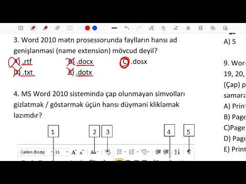 Video: Microsoft Word -də söz sayını yoxlamağın 4 yolu