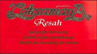 Video thumbnail of "LAKSAMANA - Bayangan Yang Tak Pasti (lirik)"