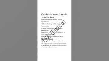 Class 10 important chemistry practicals||2023 #viral #youtubeshorts #youtube