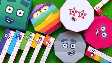 Looking for Numberblocks NEW 98 Puzzle Tetris Shape | ASMR chirping of birds