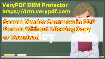 Secure Vendor Contracts in PDF Format Without Allowing Copy or Download