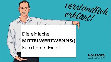 #002 Excel: einfache MITTELWERTWENNS Funktion verständlich erklärt [auch mit mehreren Kriterien!]