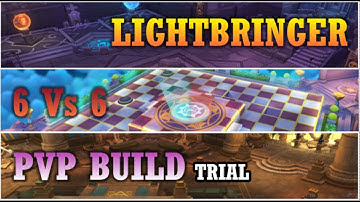 RAGNAROK M: LIGHTBRINGER TRIAL PVP BUILD PART 1 | 6 VS 6